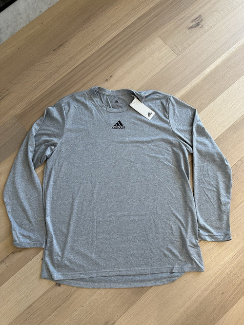 Adidas Men’s Long Sleeve T-Shirt Men’s Size XL Grey