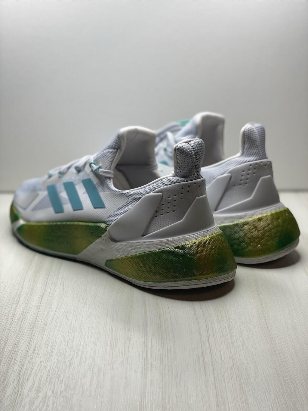 Adidas Men's X9000L4 Boost Running Shoes White / Grey / Blue Spirit Mens Size 13