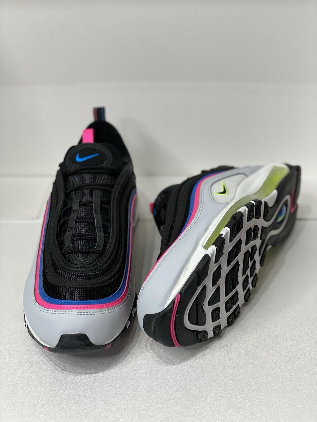 Nike Air Max 97 Neon Black White Men’s Size 13
