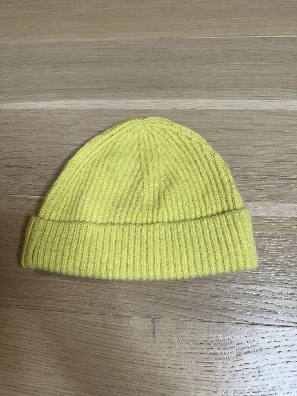 Everlane Cashmere Toque One Size Lemon Yellow