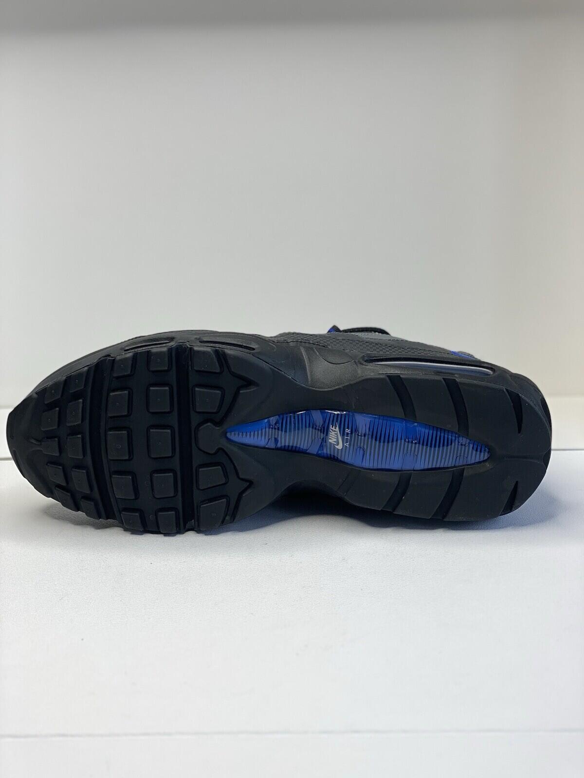 Nike Air Max 95 ‘ Black Royal’ Black/ Royal Blue Grey White Men’s 14