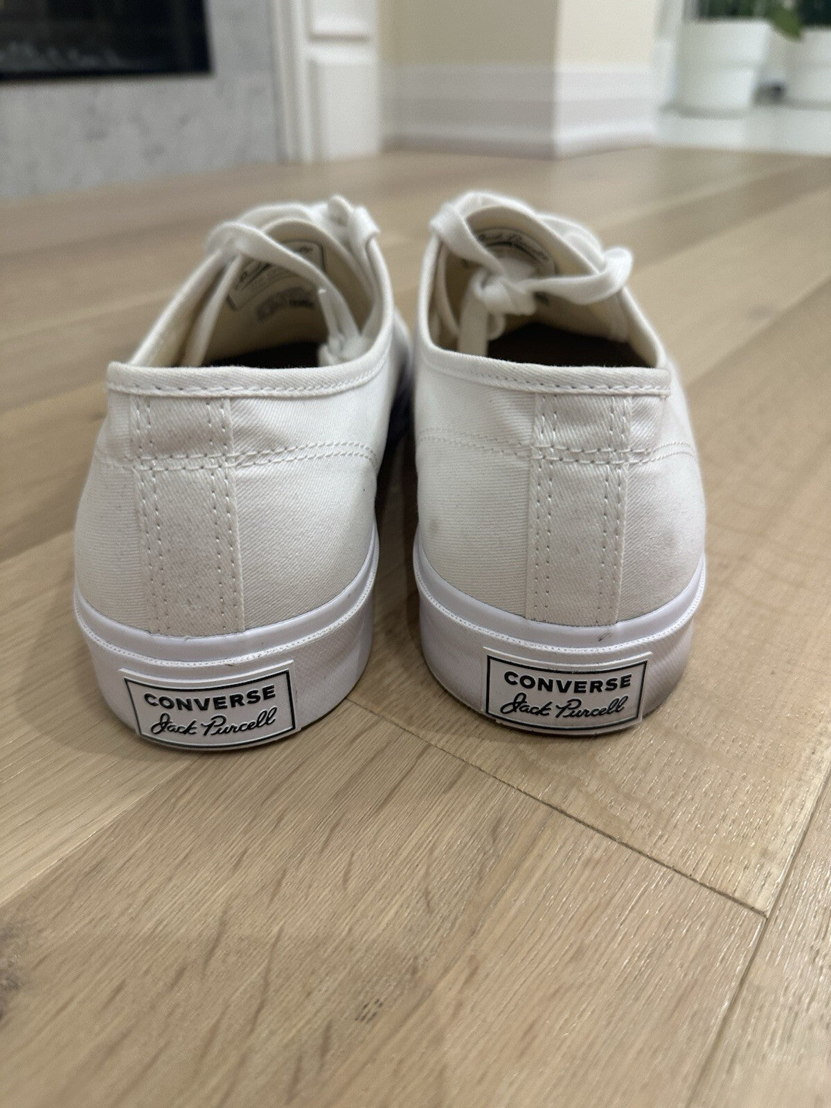 Converse Jack Purcell White Canvas Men’s Size 13