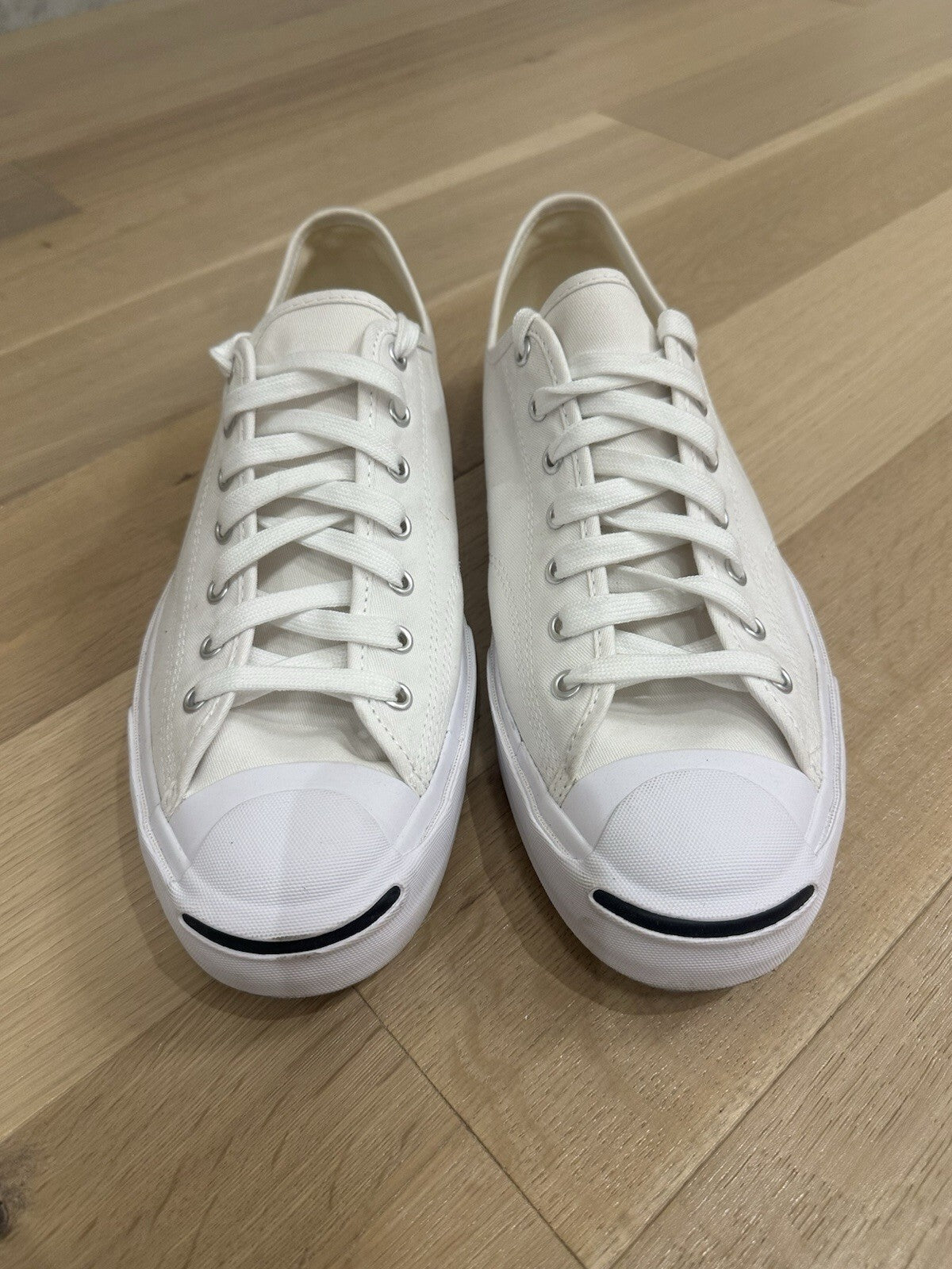 Converse Jack Purcell White Canvas Men’s Size 13