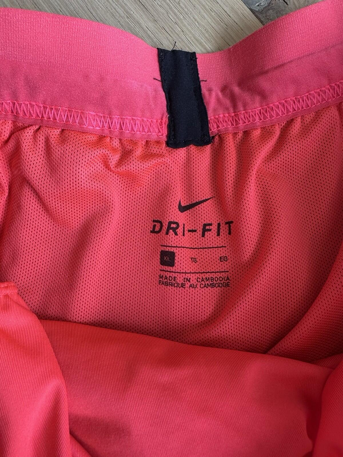 Nike Men’s DriFit Running Shorts size  XL - pink