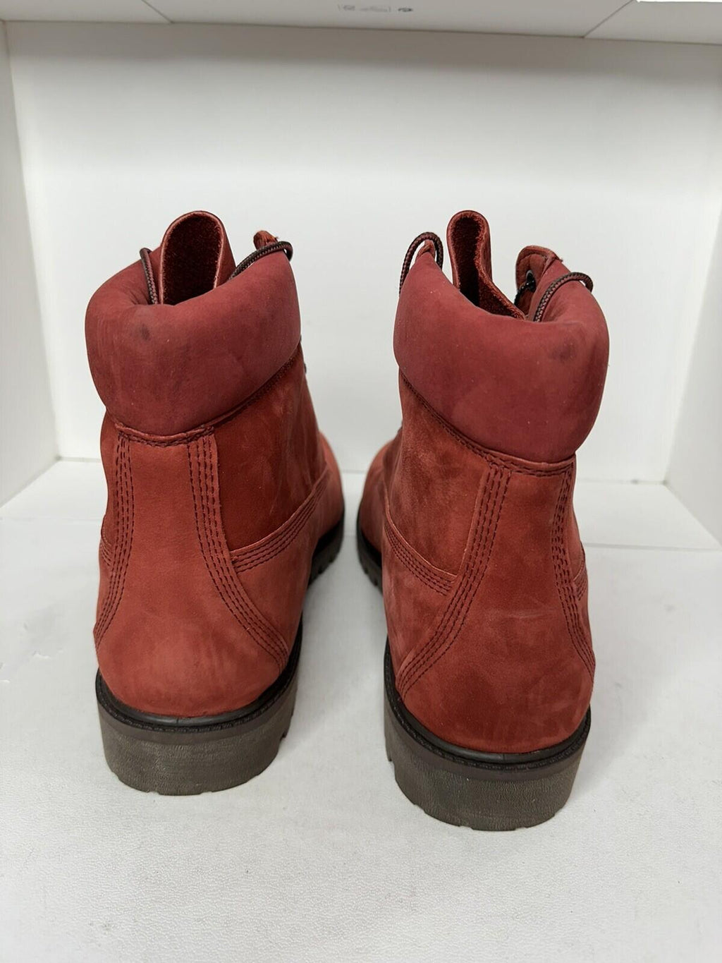 TIMBERLAND HERITAGE 6 IN BOOT DARK RED NUBUCK Men’s Size 12