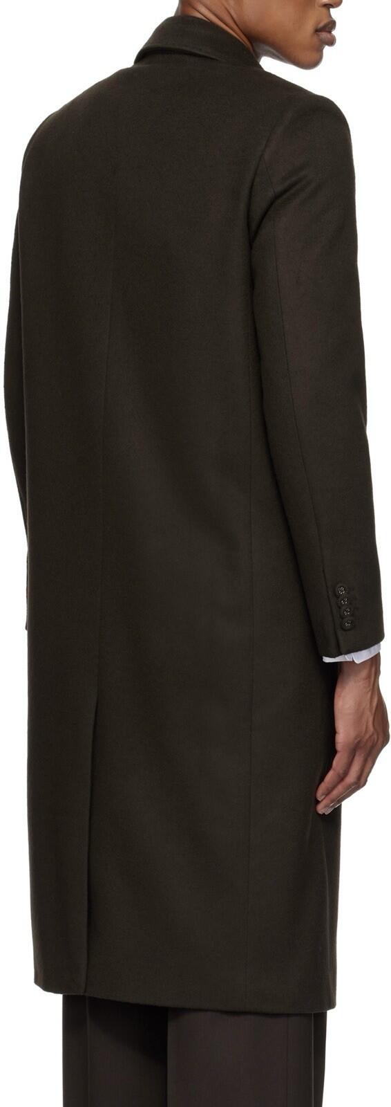 OFFICINE GÉNÉRALE Brown Ionas Coat Size: 52