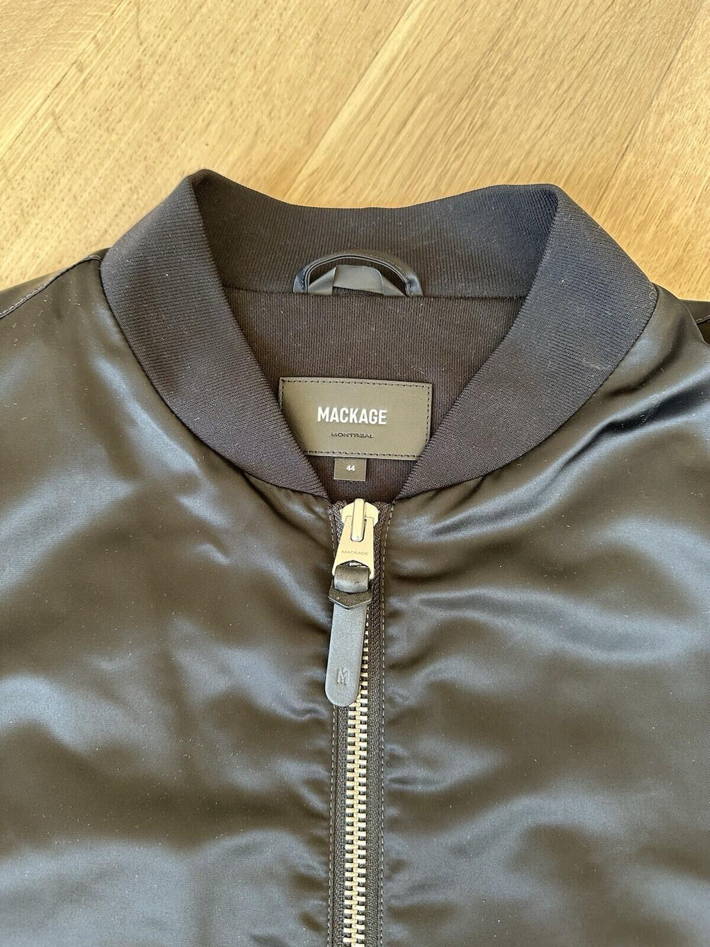 Mackage Ragner-Z Bomber Jacket Black Men’s Size 44