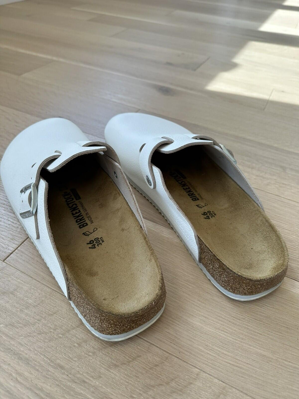 Birkenstock Boston BS Men’s Size 46 White