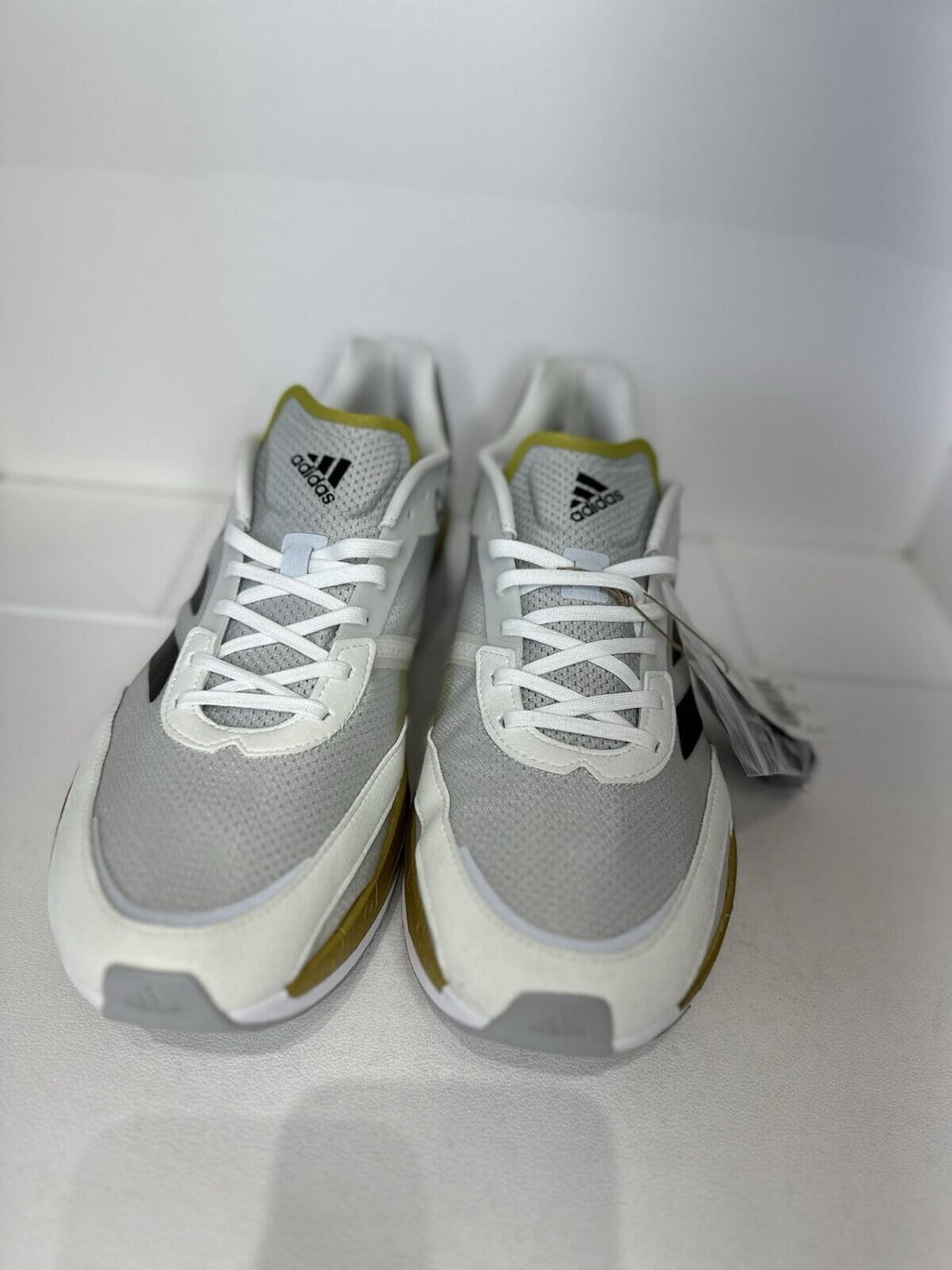 Adidas Adizero Boston 10 Tin Man Elite White/blk/gold Men’s Shoe Size 13