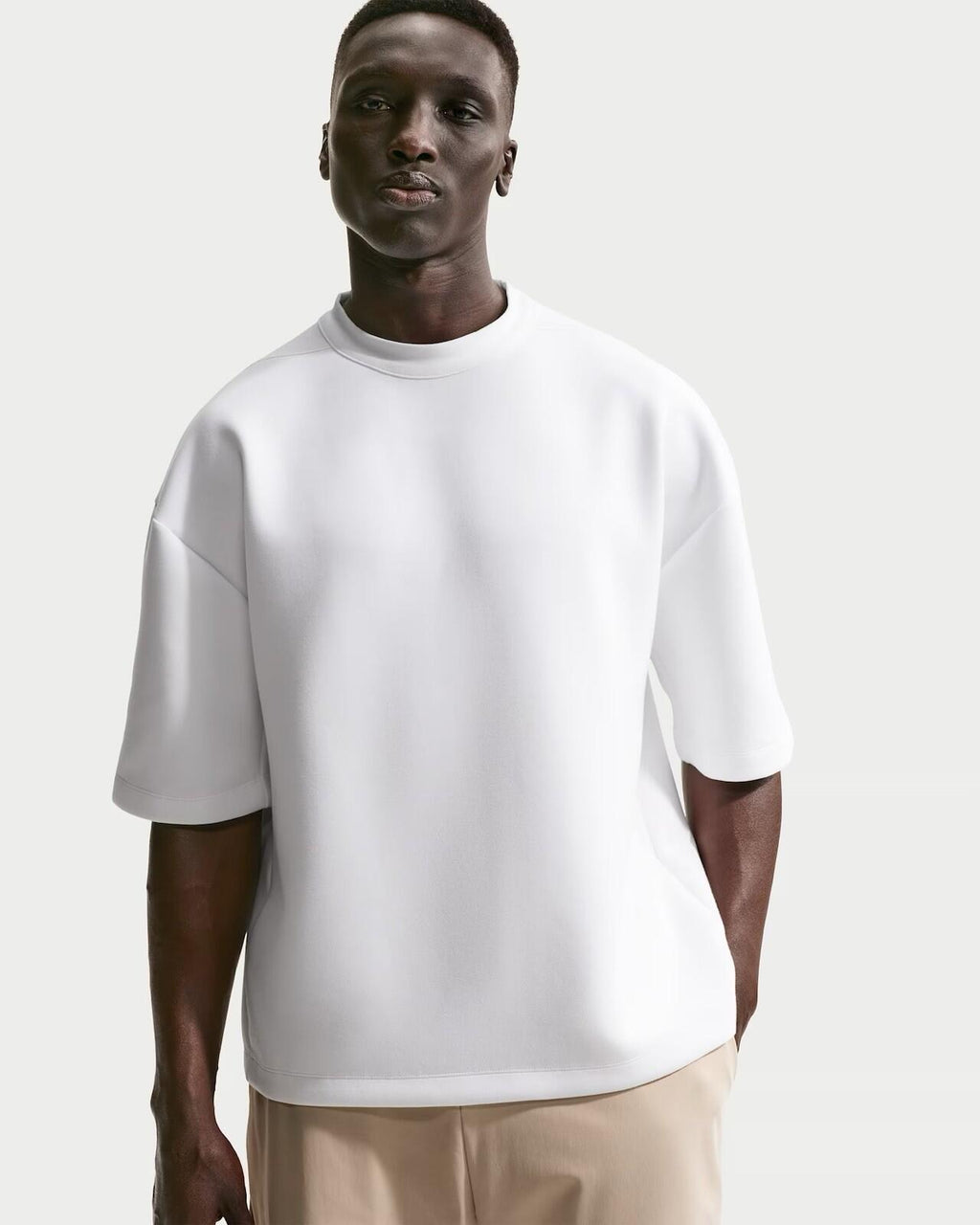 Nike 24.7 ImpossiblySoft Men's Dri-FIT Short-Sleeve Top Mens XL White