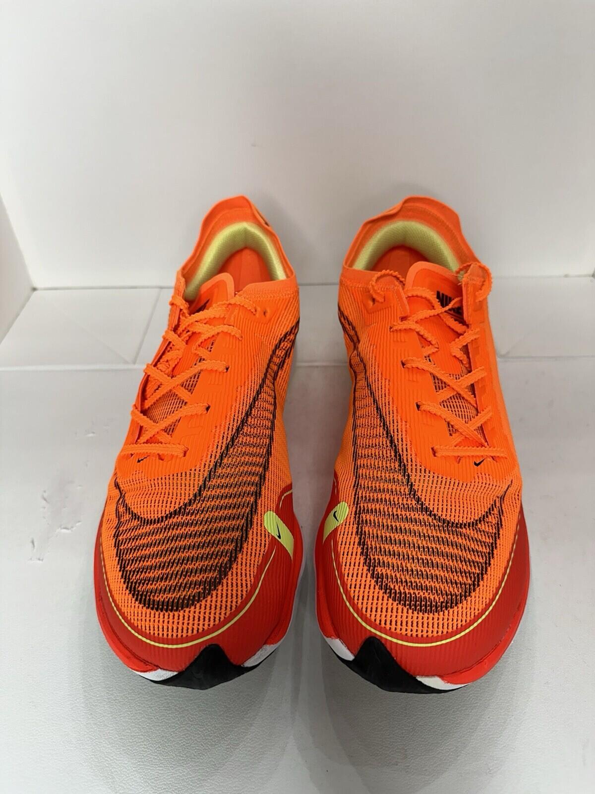 Nike ZoomX Vapoyrfly Next % 2 Total Orange/black Men’s Size 13 BNIB