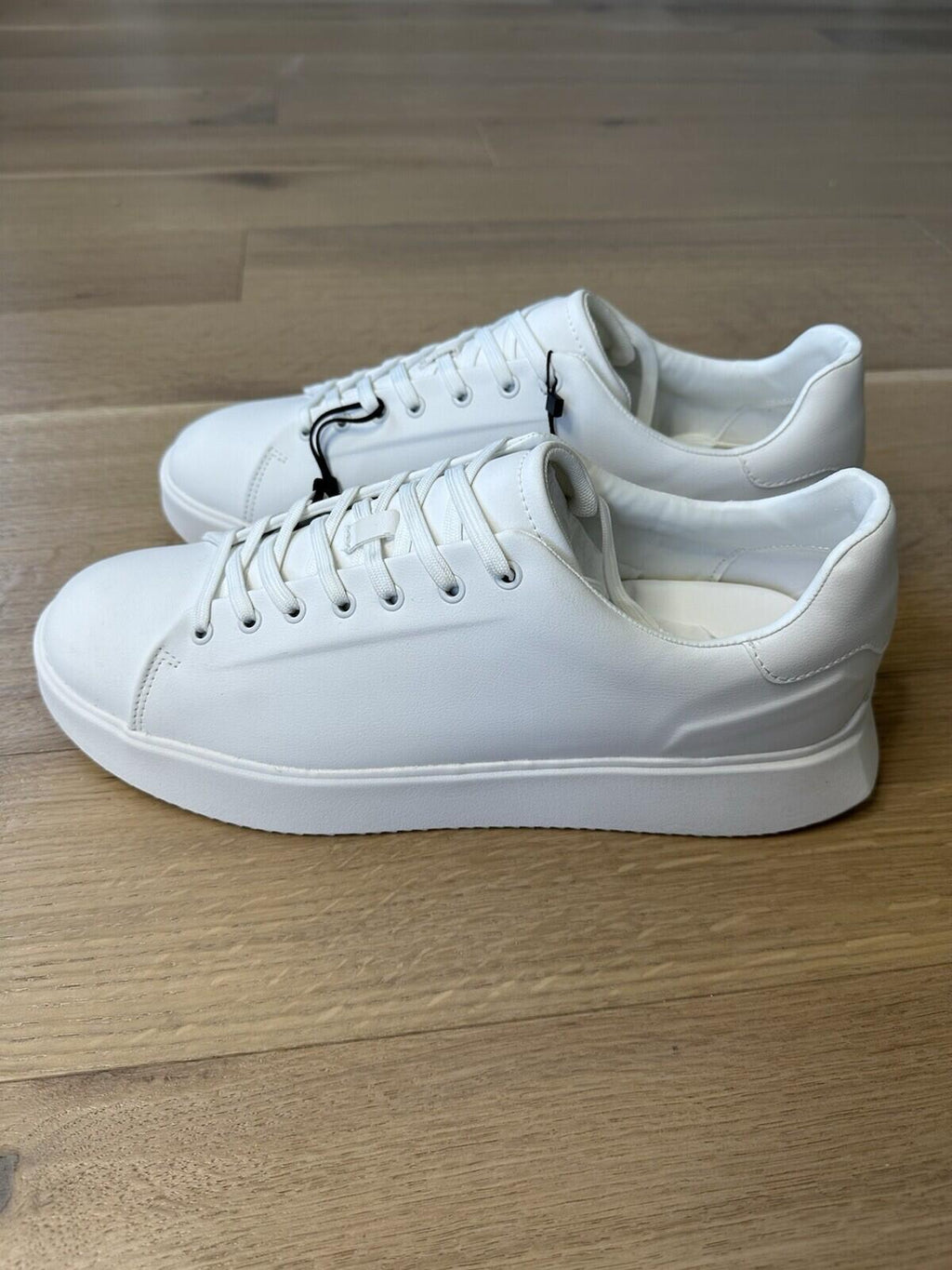 Zara Mens White Minimalist Thick Sole Size 14