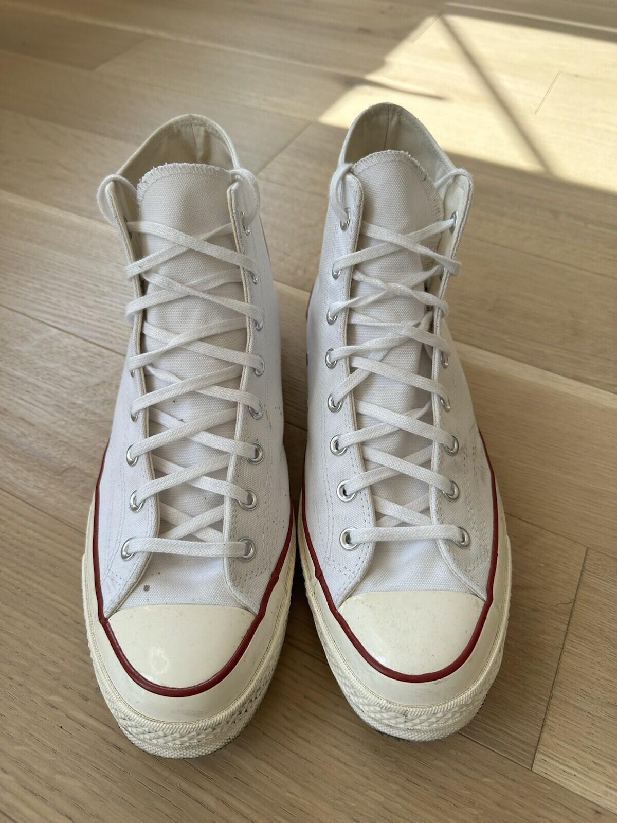 Converse All Star Canvas Chuck Taylor Hi Canvas White Men’s Size 12