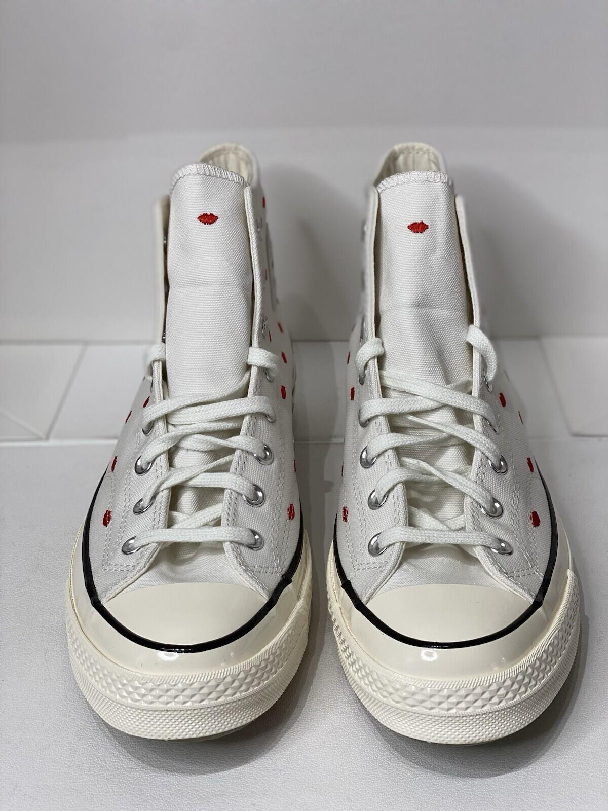 Converse chuck taylor 70 hi ‘ Love Me/ Embroidered Lips’ Men’s Size 12