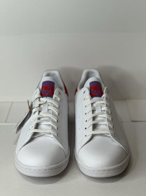 Adidas Stan Smith’s Cloud White/Vivid Red/Real Blue Men’s Shoes Size 13