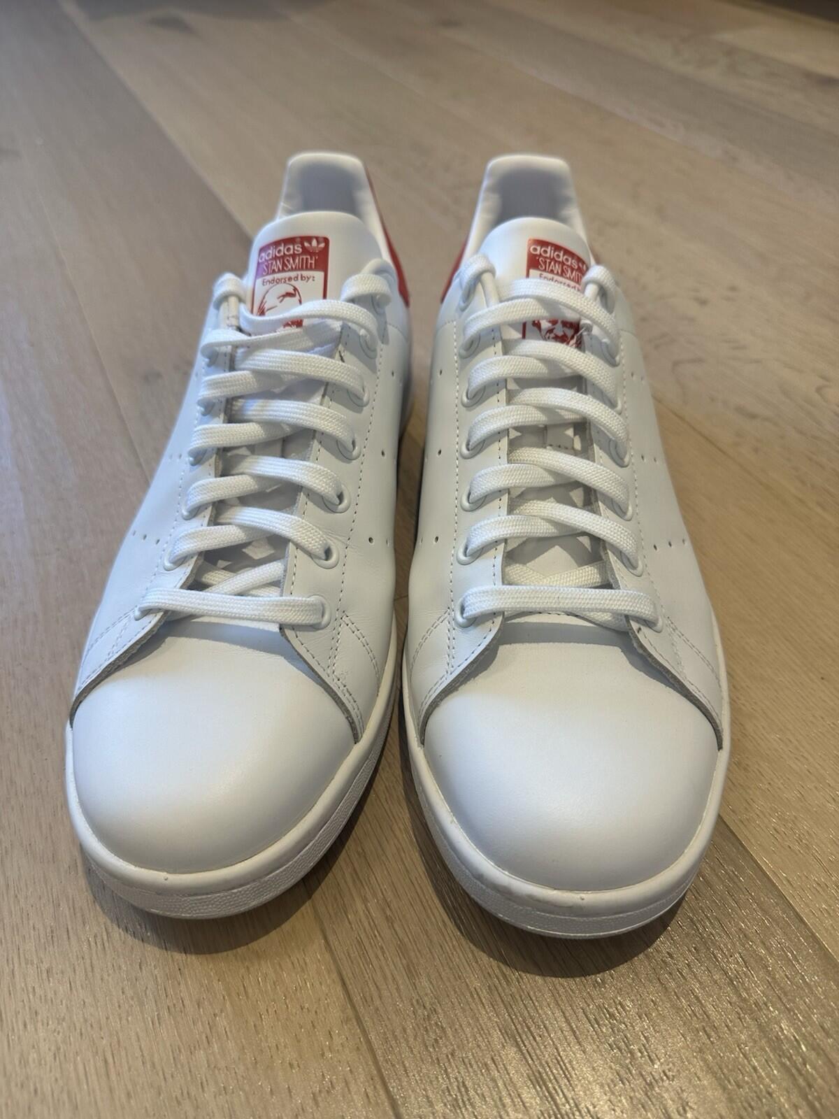 Stan Smith White & Scarlett Men’s Size 13