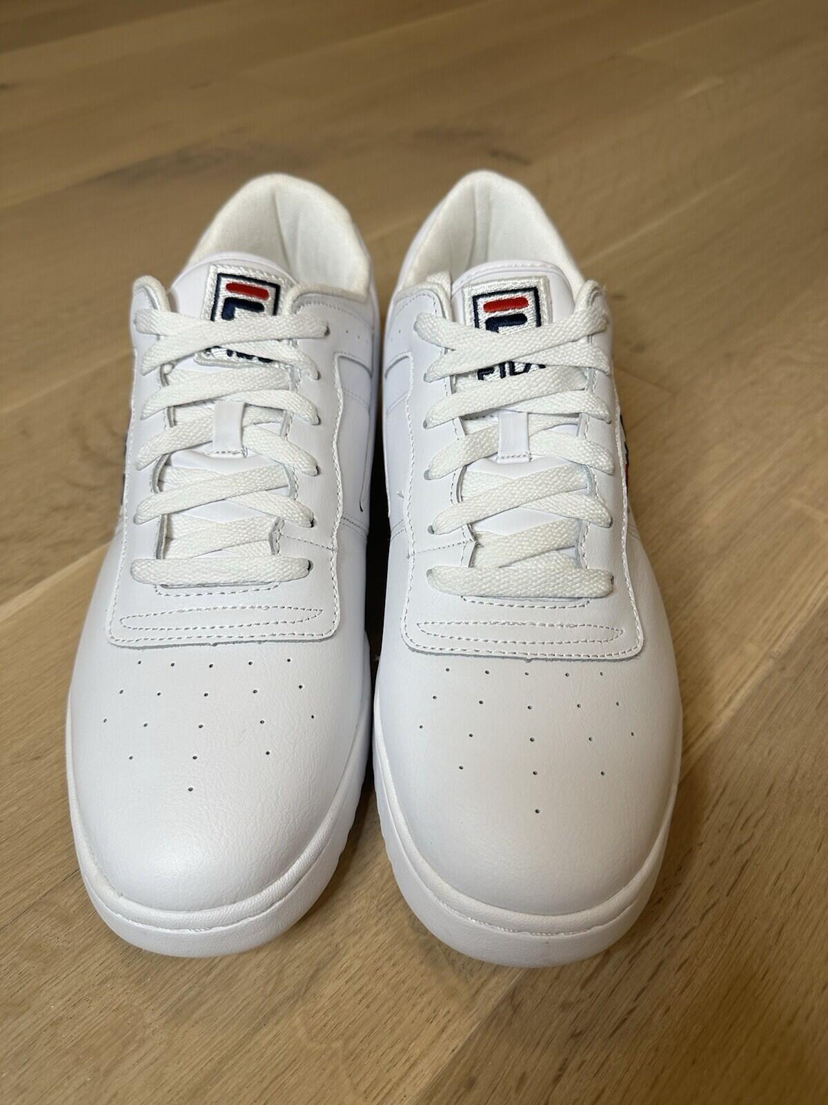 FILA Original Fitness wht/wht/nvy-red Men’s Size 13 BNIB