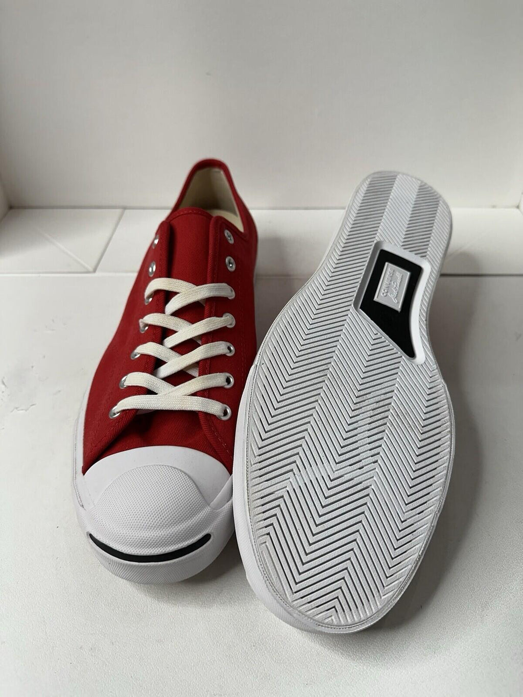 Converse Jack Purcell Red/white Mens Size 13