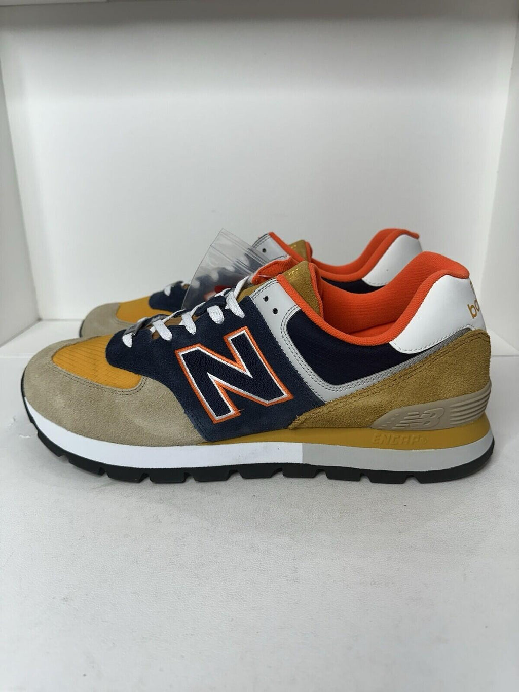 New Balance 574 Rugged Brown Navy Men’s Size 13 BNIB