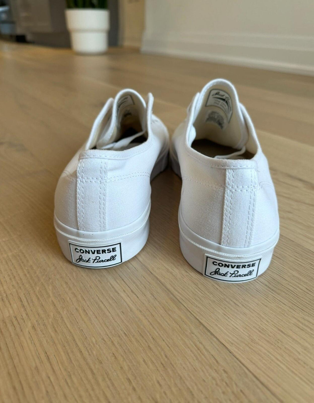 CONVERSE Jack Purcells Men’s Size 13 White Canvas