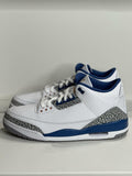 Air Jordan 3 Wizard True Blue/ Metallic/ White / Copper Men’s Size 13
