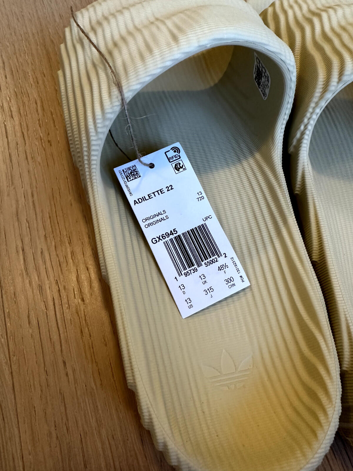 Adidas Adilette 22 slides STDESA/STDESA/STDESA Men’s Size 13 BNIB