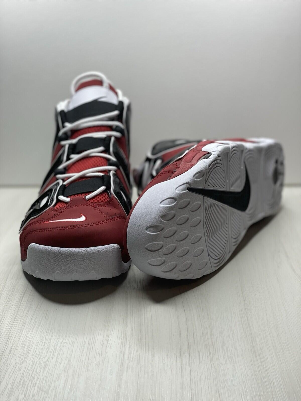 Nike Air More Uptempo 96 Chicago Bulls Varsity Red/ Blk/wht Men’s Shoes Size 13