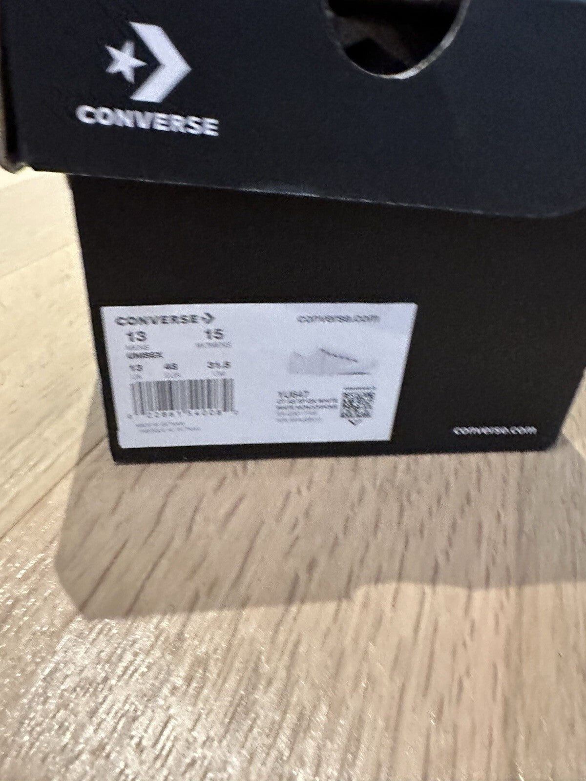 CONVERSE CHUCK TAYLOR Low All White MENS Size 13 BNIB