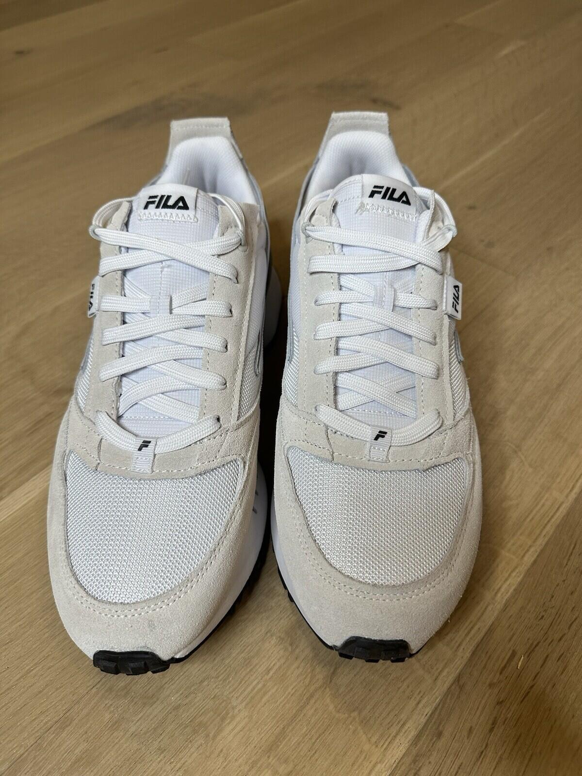 FILA RENNO N GENERATION PATCHED wht/wht/ggry Men’s Size 13 BNIB