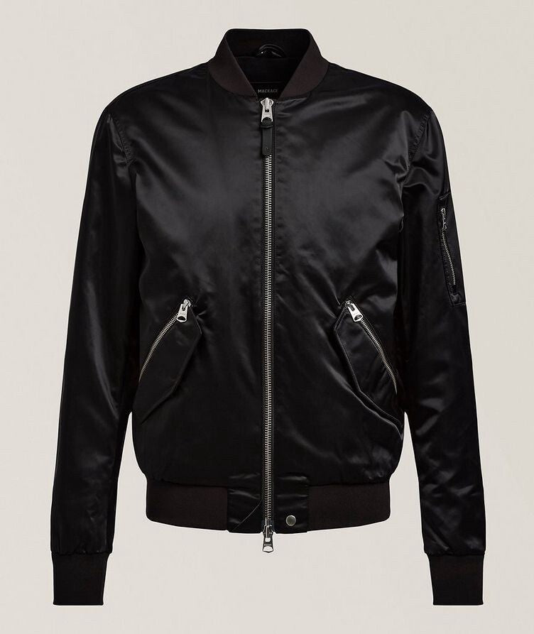 Mackage Ragnar Satin Bomber Men’s 44US Black