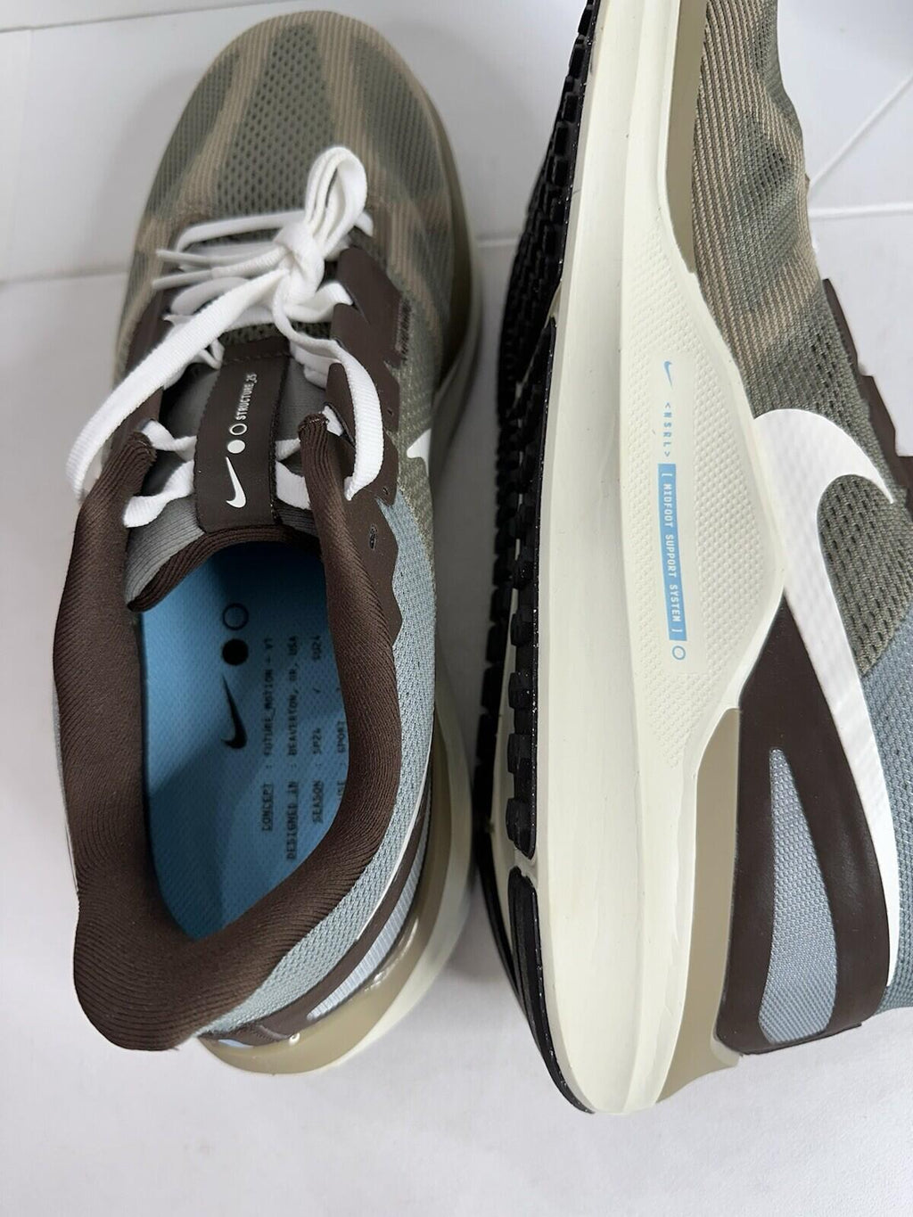 Nike air Zoom Structure 25 - Dark Stucco- Mens Size 13