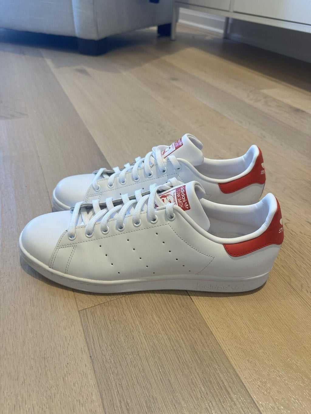 Stan Smith White & Scarlett Men’s Size 13