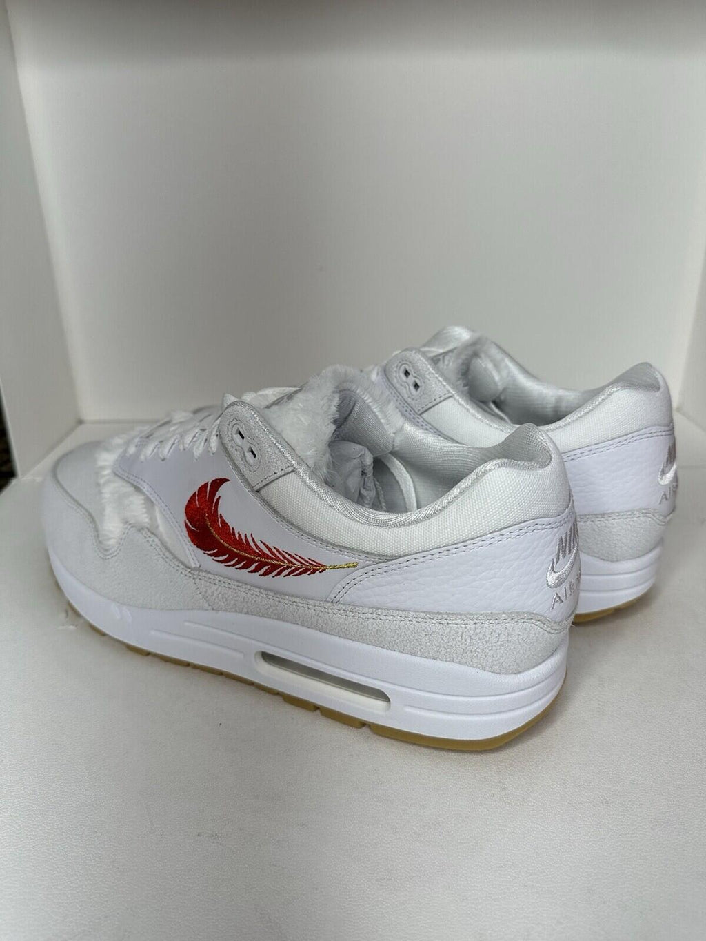 Nike Air Max 1 PRM ‘The Bay’ White/University Red Men’s 13 BNIB