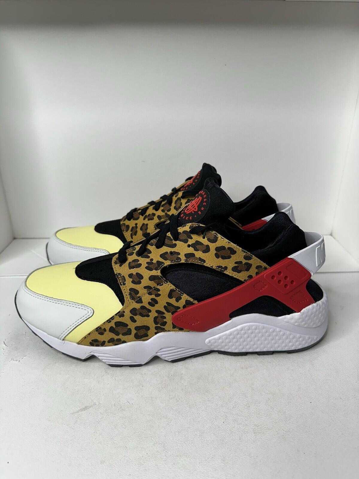 Nike Air Huarache ‘SNKR DAY’ LEMON CHIFFON/UNIVERSITY RED Men’s Size 15 BNIB
