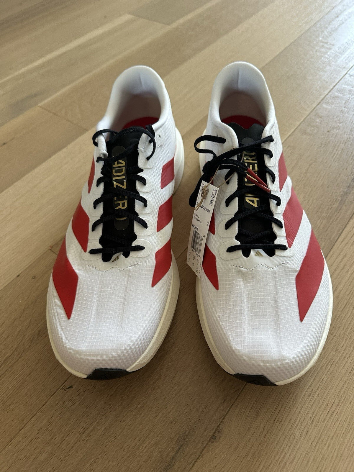 Adidas Adizero EVO SL WOVEN M Size 13 FTWWHT/MCORD/CELAC