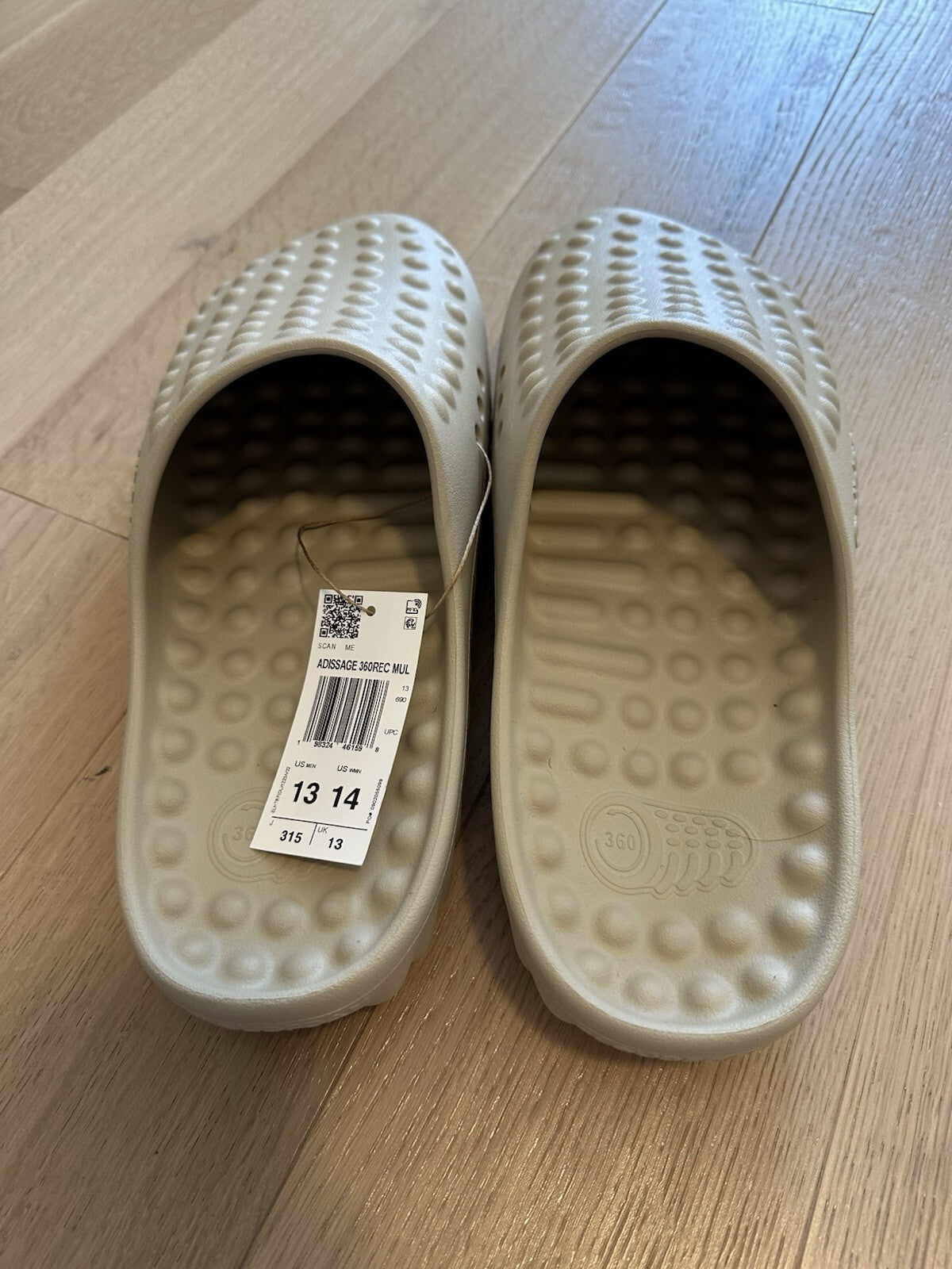 ADIDAS ADISSAGE 360REC MULE MENS 13 Tan