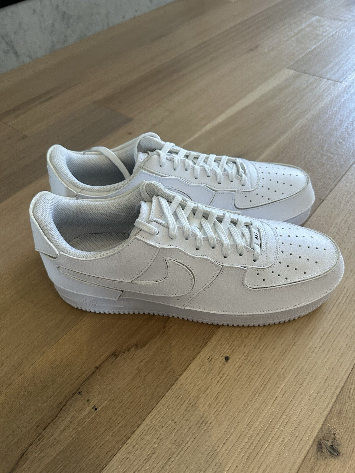 Nike AF1/1 ‘ White-Black’ (Air Force 1) mens size 13 White/White-White-White